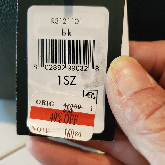 DKNY Brand New Black Leather Pocketbook - Picture 3 of 6